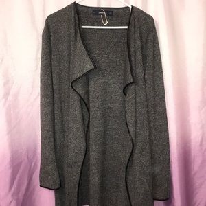 Zara knit cardigan waterfall jacket